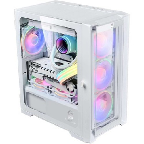 Game Master Beyaz Gaming Bilgisayar Kasası Rgb Kumandalı GM-210K 